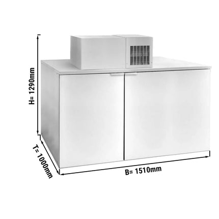 GGM Gastro Keg Fridge with Condensing Unit - 6x50L Kegs - 1510x1000mm - Modular