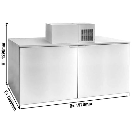 GGM Gastro Keg Fridge with Condensing Unit - 8x50L Kegs - 1920x1000mm - Modular