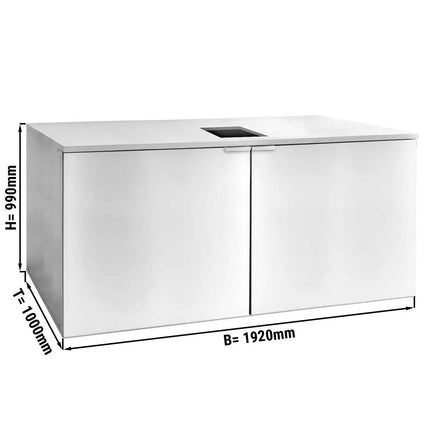 GGM Gastro Keg Fridge without Condensing Unit - 8x50L Kegs - 1920x1000mm - Modular