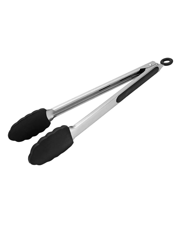 GGM Gastro Kẹp Phục Vụ Cán Silicone - Dài 300mm - Thép Không Gỉ