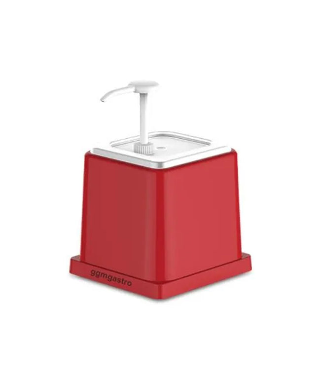 GGM Gastro Ketchup / Sauce Dispenser - 2 L - Polypropylene - Pump Dispenser