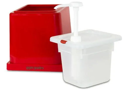GGM Gastro Ketchup / Sauce Dispenser - 2 L - Polypropylene - Pump Dispenser