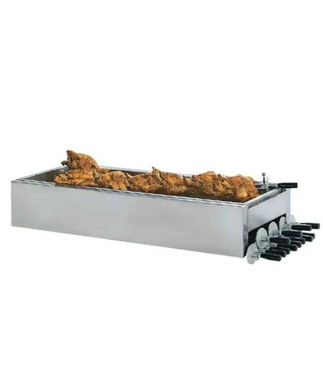 GGM Gastro Khay Hứng Có Giá Xiên Cho Lò Quay Gà - 1098x480x160mm - Thép Không Gỉ