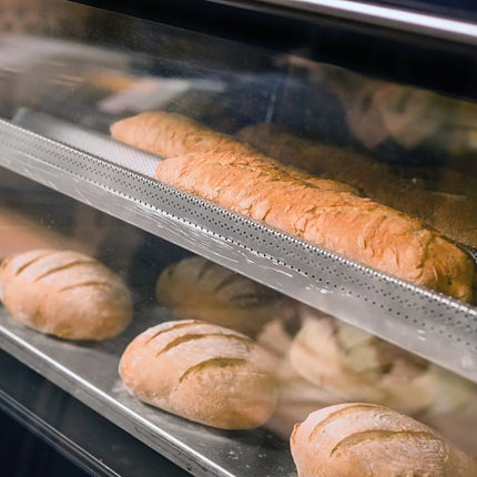 GGM Gastro Khay Nướng Baguette - Nhôm - EN 600x400 - Chống Dính - 5 Rãnh Khuôn