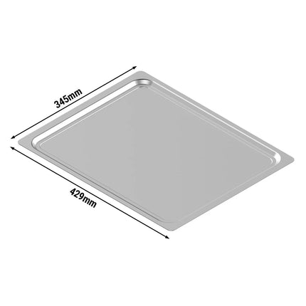 GGM Gastro Khay Nướng - Nhôm - 429x345mm - Phù Hợp Lò Đối Lưu EHTE565N & EHTE565DN