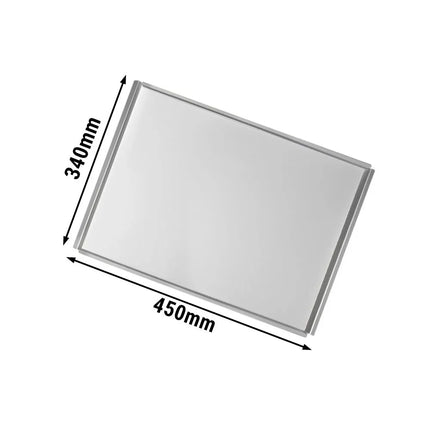 GGM Gastro Khay Nướng - Nhôm - 450x340mm - Chống Dính - Phù Hợp HV580-6, EHODV4 & EHOV4
