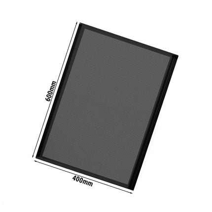 GGM Gastro Khay Nướng - Nhôm - 613x413mm - Phủ Teflon - Đục Lỗ