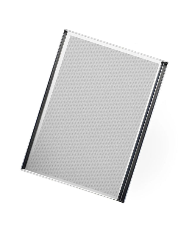 GGM Gastro Khay Nướng - Nhôm - EN 600x400 - Phủ Silicone - Đục Lỗ