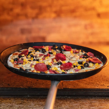 GGM Gastro Khay Pizza - Sắt Đen - Ø190mm