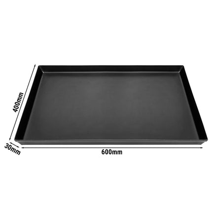 GGM Gastro Khay Pizza - Thép Xanh - 600x400x30mm