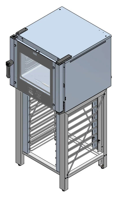 GGM Gastro Khung Chân Đế Cho Lò Hấp Combi - 622x531x852mm - 9x GN 1/1 - Thép Không Gỉ - Cho KB523 & BB443