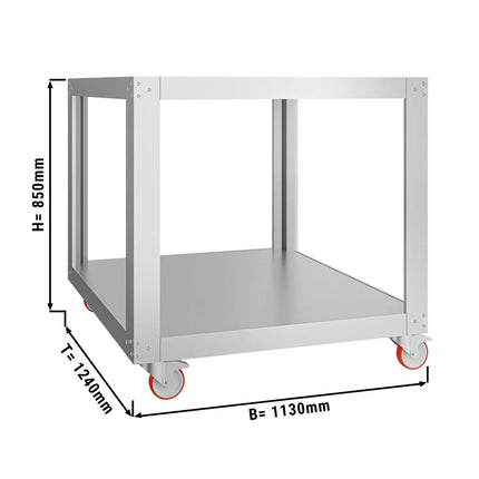 GGM Gastro Khung Chân Đế Cho Lò Pizza - 1130x1240x850mm - Thép Mạ Kẽm - Cho GEP6T#GEP6T
