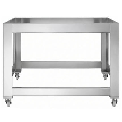 GGM Gastro Khung Chân Đế Cho Lò Pizza - 1420x1260x950mm - Thép Không Gỉ - Có Bánh Xe - Cho PDZ930