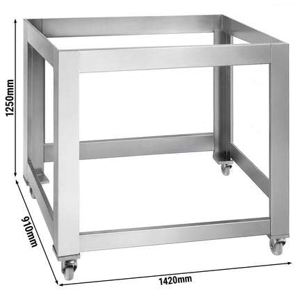 GGM Gastro Khung Chân Đế Cho Lò Pizza - 1420x910x1250mm - Thép Không Gỉ - Cho PEZ630 & PEZ630#2