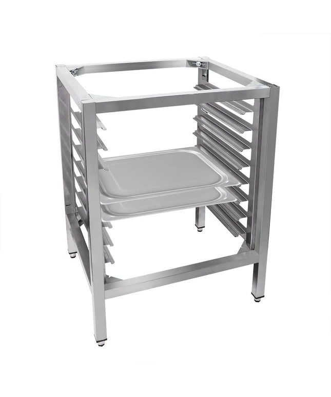 GGM Gastro Khung Chân Đế Lò Hấp Combi - 710x630x1000mm - 8x GN 1/1 - Thép Không Gỉ - Cho KB511 & KB1011