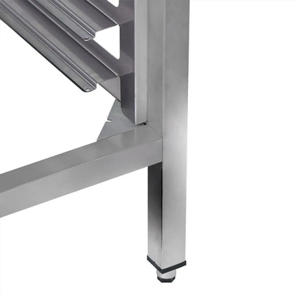 GGM Gastro Khung Chân Đế Lò Hấp Combi - 710x630x1000mm - 8x GN 1/1 - Thép Không Gỉ - Cho KB511 & KB1011