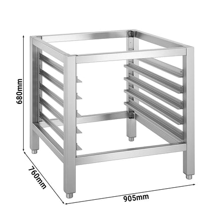 GGM Gastro Khung Chân Đế Lò Hấp Combi - 905x760x680mm - 5x GN 1/1 - Thép Không Gỉ - Cho KB2011