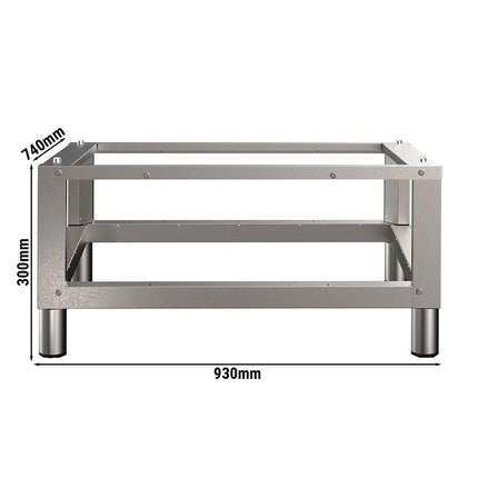 GGM Gastro Khung Chân Đế Lò Hấp Combi - 930x740x300mm - Thép Không Gỉ - Cho HV1200-1TL#HENV10N & HV1200-1TL#HGNV12N - Không Kèm Giá Khay