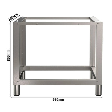 GGM Gastro Khung Chân Đế Lò Hấp Combi - 930x740x800mm - Thép Không Gỉ - Cho BKDV865-2SM, BKDV705-2SM, HV705-1TL & HV865-1TL
