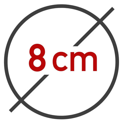 GGM Gastro Khuôn Ép Burger - Thủ Công - Nhựa - Đỏ - Ø80mm - 15 Lỗ