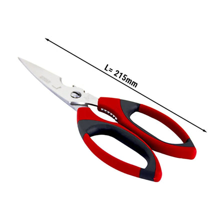 GGM Gastro Kitchen Scissors - 249mm - 4 Functions - with bottle opener