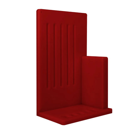 GGM Gastro Knife Block - with Rack - Polyethylene - 300x504x202mm - Red