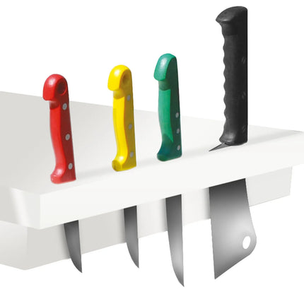 GGM Gastro Knife Holder - Plastic - 30mm - White - for FKPGT