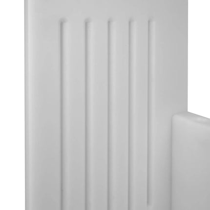 GGM Gastro Knife Rack - with Slots for 5 Knives & 2 Sharpeners - Polyethylene - 301x501x202mm - White
