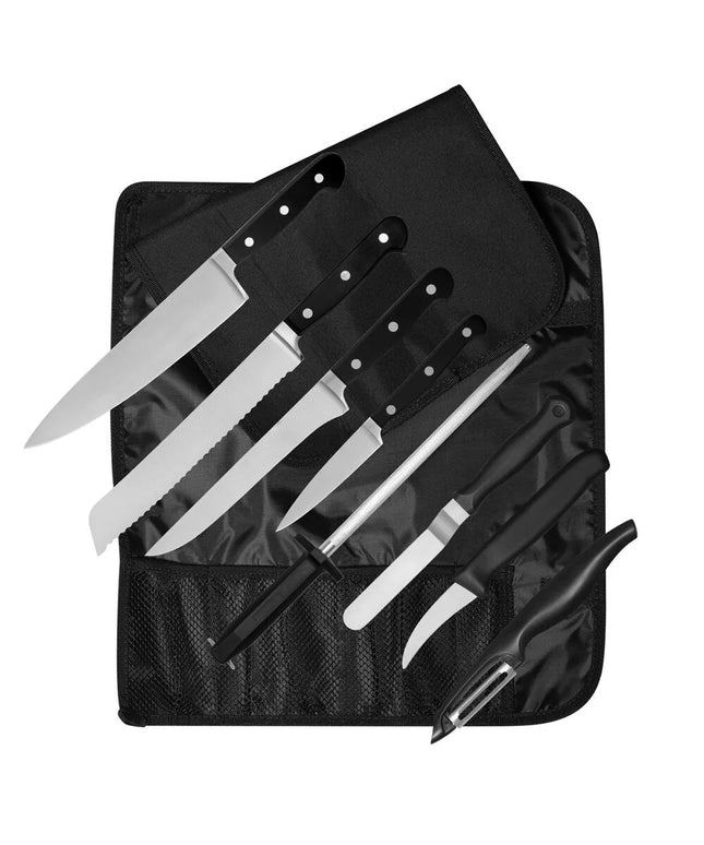 GGM Gastro Knife Set Classic Pro Line with Roll Bag
