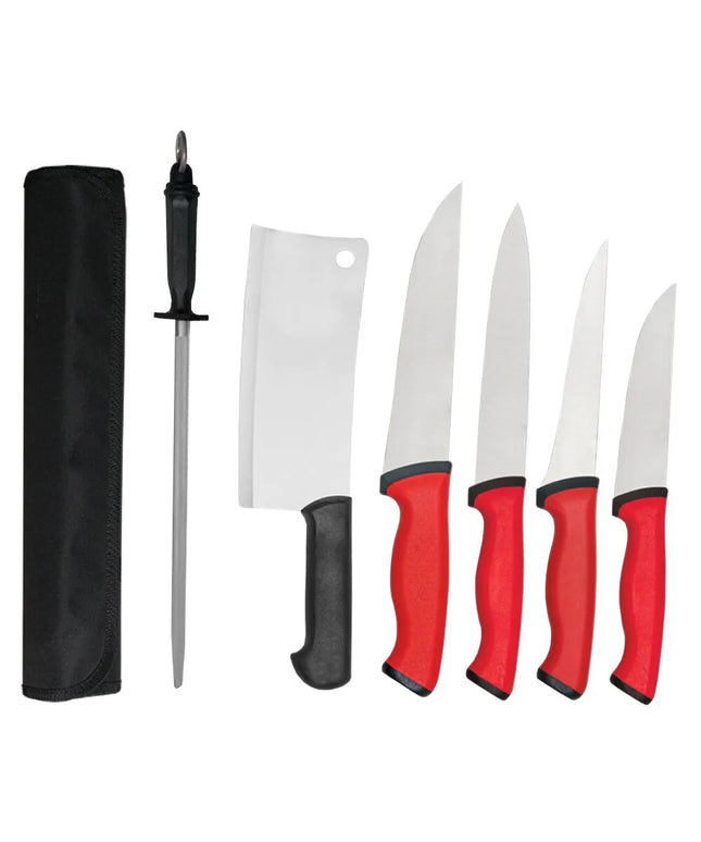 GGM Gastro Knife Set Duo Professional - with Roll Bag