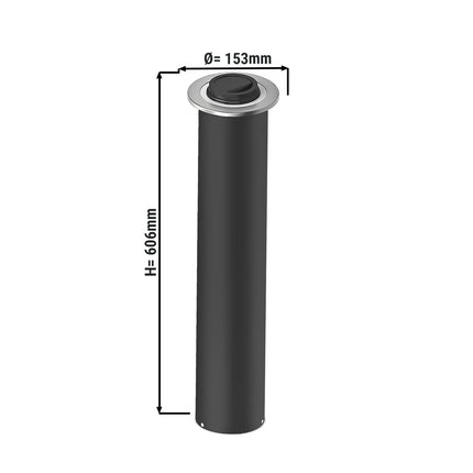 GGM Gastro Lid Dispenser - Plastic - spring-loaded - In-Counter Version