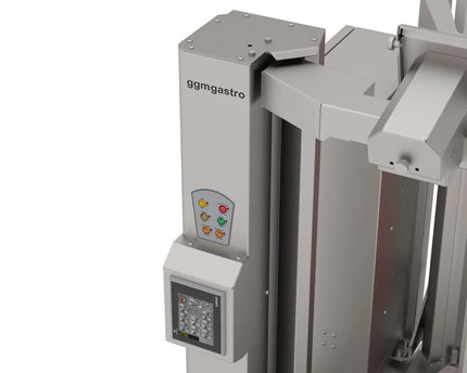 GGM Gastro Lò Doner Kebab Gas Tự Động - 5 Họng - Đến 120kg - 13.3kW - Để Bàn - Kèm 1 Xiên & Khay Hứng
