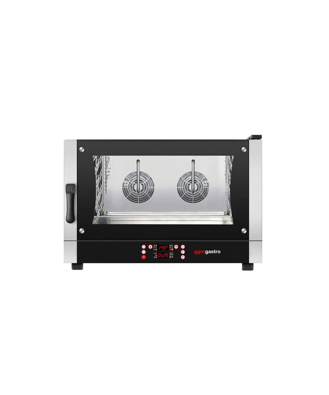 GGM Gastro Lò Hấp Combi Điện COMPACT Làm Bánh - Điều Khiển Số - 4x EN 600x400 - Kèm Đấu Nối Nước Cố Định