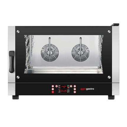 GGM Gastro Lò Hấp Combi Điện COMPACT Làm Bánh - Điều Khiển Số - 4x EN 600x400 - Kèm Đấu Nối Nước Cố Định