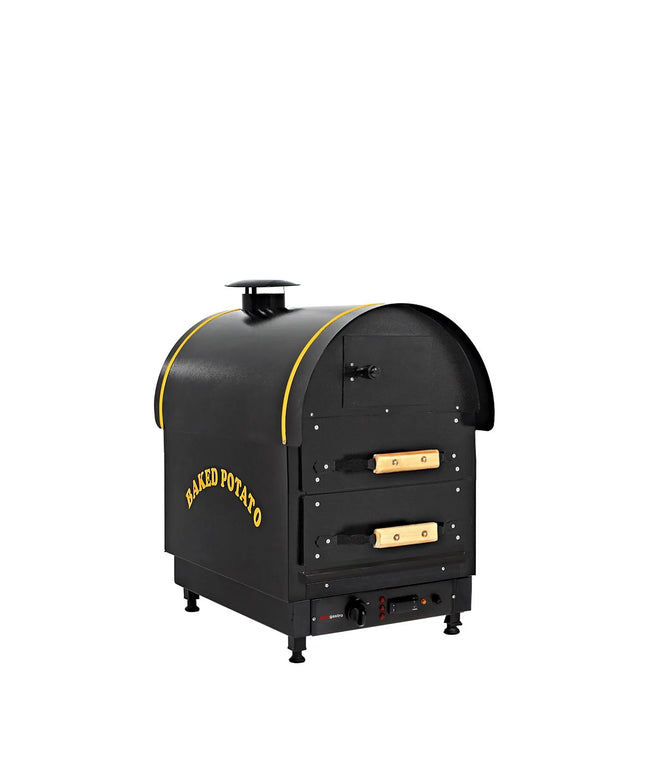 GGM Gastro Lò Nướng Khoai Điện - Điều Khiển Số - 3kW - 380V - 500x750x700mm - 2 Ngăn Kéo