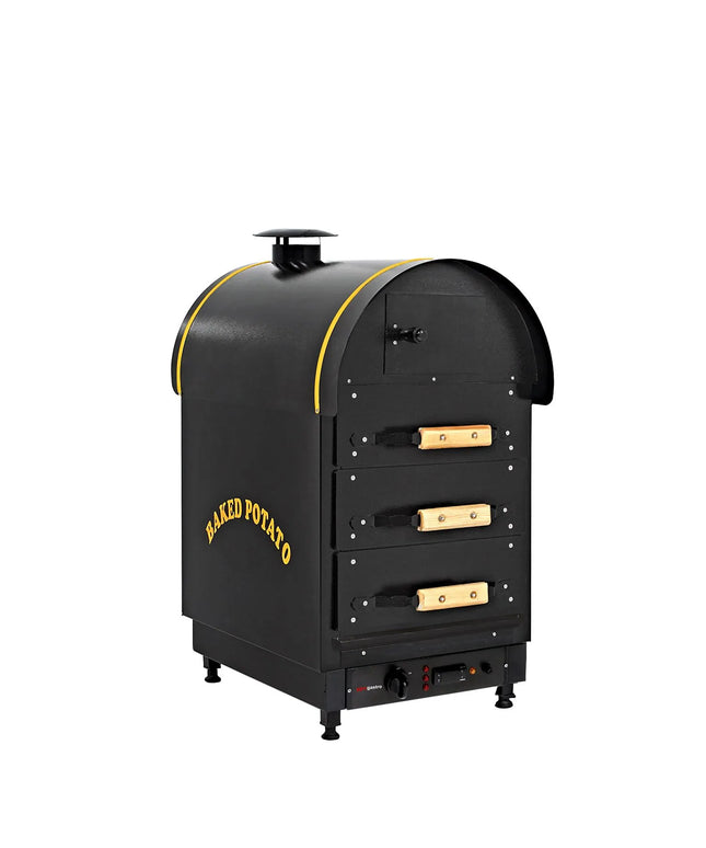 GGM Gastro Lò Nướng Khoai Điện - Điều Khiển Số - 4.5kW - 380V - 500x980x700mm - 3 Ngăn Kéo