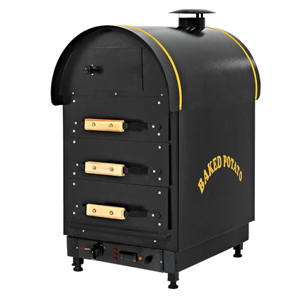 GGM Gastro Lò Nướng Khoai Điện - Điều Khiển Số - 4.5kW - 380V - 500x980x700mm - 3 Ngăn Kéo