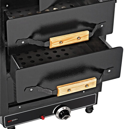 GGM Gastro Lò Nướng Khoai Gas - Điều Khiển Cơ - 4.9kW - 500x950x700mm - 2 Ngăn Kéo