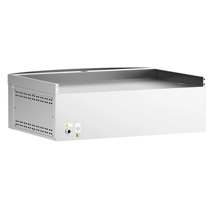 GGM Gastro Lò Pizza Tầng Điện - 1 Tầng - Đáy Đá Chịu Lửa - 6 - Ø34cm (34 cm) - 230V 3 Pha - Điều Khiển Số - Đến 450°C - Kèm Nắp Chụp Thép Không Gỉ