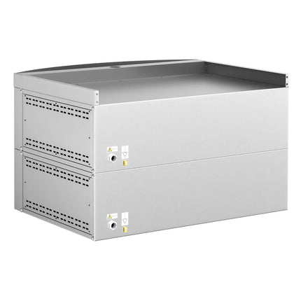 GGM Gastro Lò Pizza Tầng Điện - Tầng Đôi - Đáy Đá Chịu Lửa - 6+6 - Ø34cm (34 cm) - 230V 3 Pha - Điều Khiển Số - Đến 450°C - Kèm Nắp Chụp
