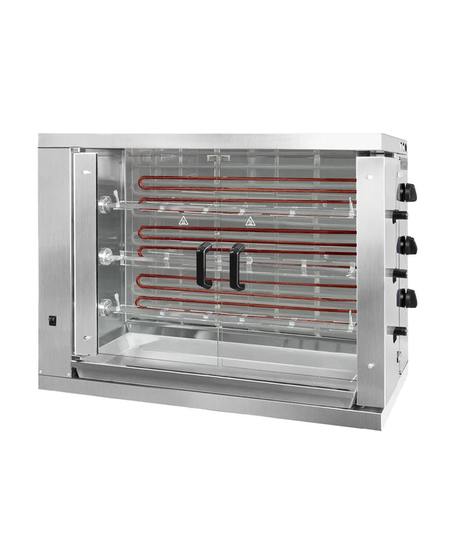 GGM Gastro Lò Quay Gà Điện - 14.4kW - 3 Xiên - Đến 18 Con Gà