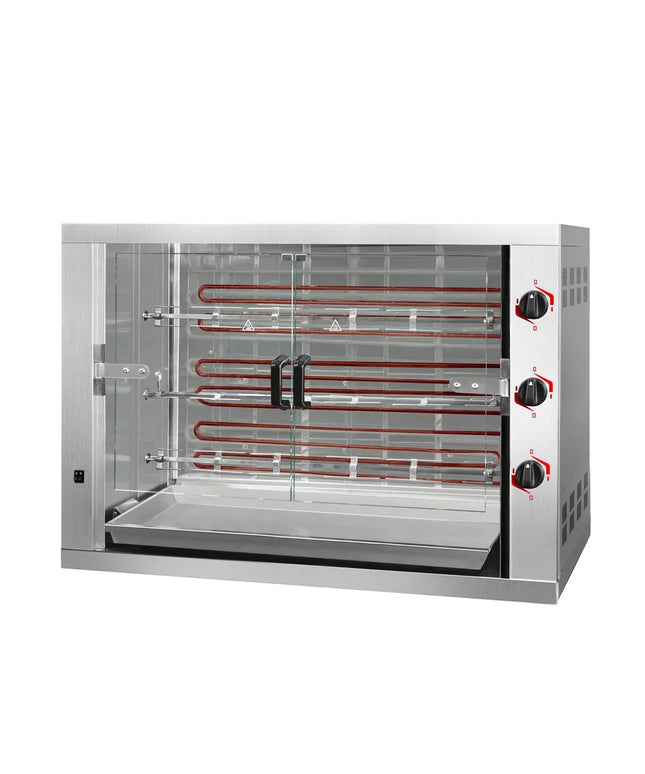 GGM Gastro Lò Quay Gà Điện - 14.4kW - 3 Xiên - Đến 18 Con Gà