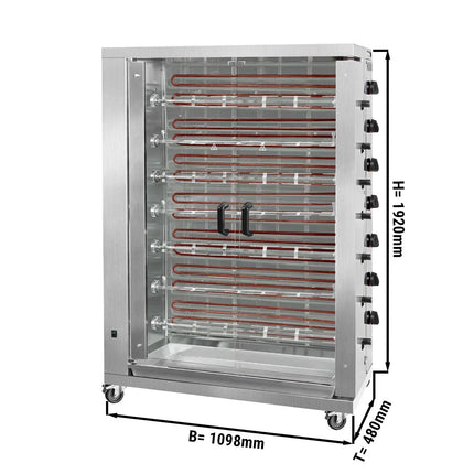 GGM Gastro Lò Quay Gà Điện - 33.6kW - 7 Xiên - Đến 42 Con Gà