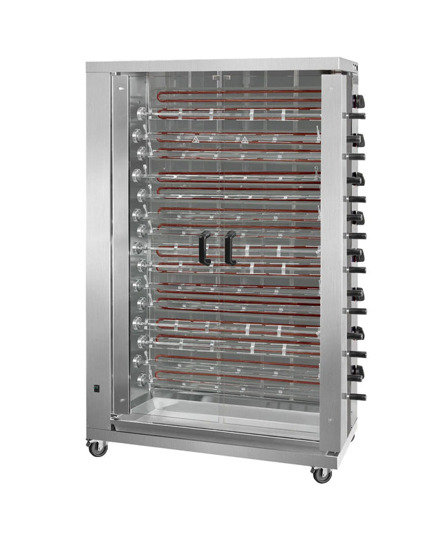 GGM Gastro Lò Quay Gà Điện - 38.4kW - 15 Xiên - Đến 90 Con Gà