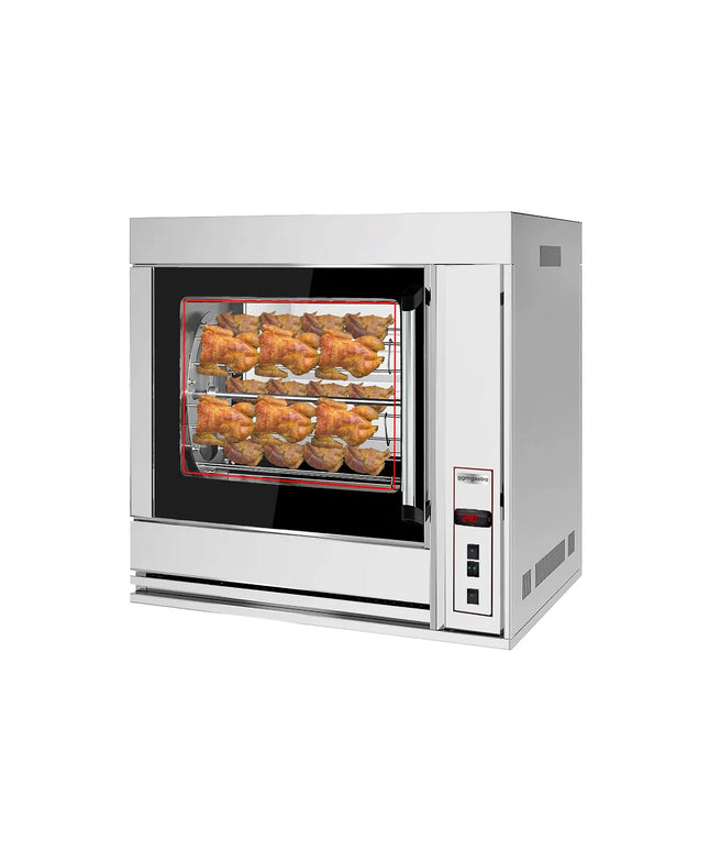 GGM Gastro Lò Quay Gà Điện - 6.9kW - 4 Xiên - Đến 20 Con Gà
