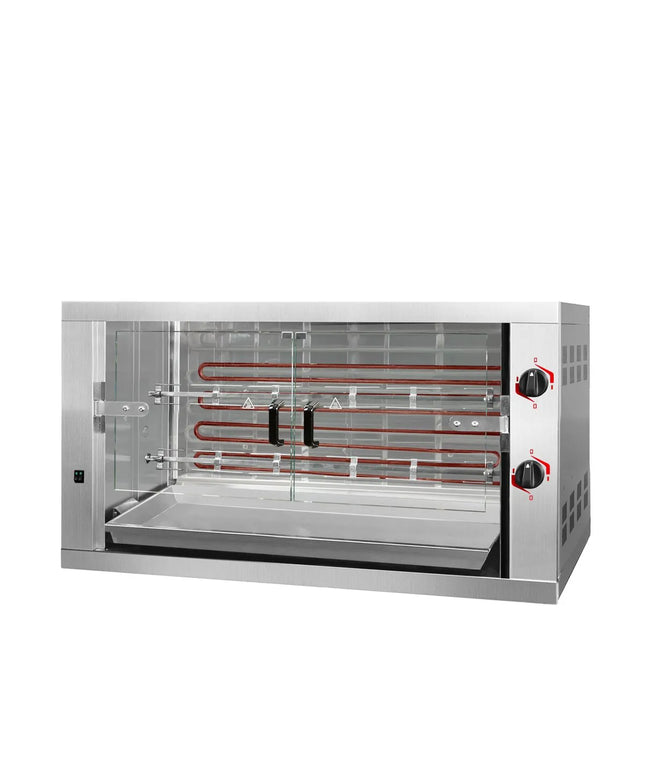 GGM Gastro Lò Quay Gà Điện - 9.6kW - 2 Xiên - Đến 12 Con Gà