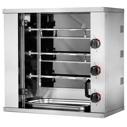 GGM Gastro Lò Quay Gà Điện Mini - 6.6kW - 3 Xiên - Đến 9 Con Gà