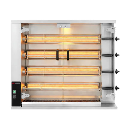 GGM Gastro Lò Quay Gà Gas - 18.8kW - 4 Xiên - Đến 20 Con Gà