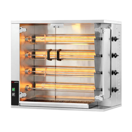 GGM Gastro Lò Quay Gà Gas - 18.8kW - 4 Xiên - Đến 20 Con Gà