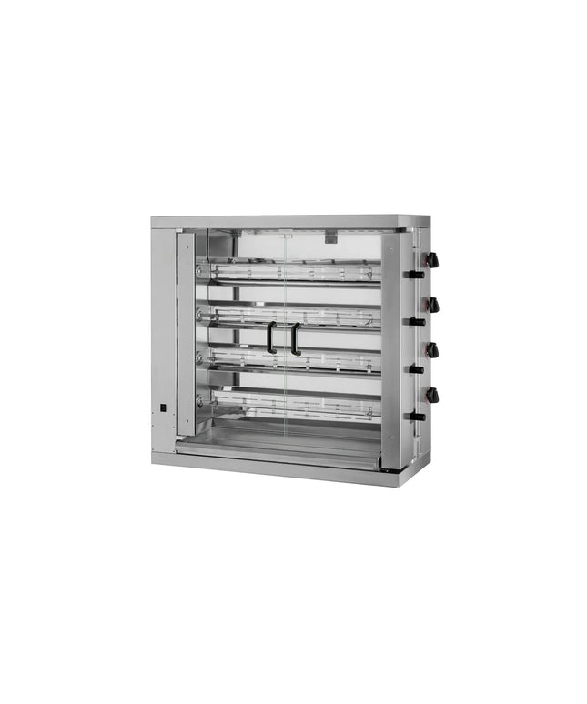 GGM Gastro Lò Quay Gà Gas - 21kW - 4 Xiên - Đến 24 Con Gà